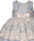 ფოტო #3 პროდუქტის Baby Girls Sleeveless Scalloped Embroidered Mesh Dress