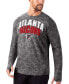 ფოტო #1 პროდუქტის Men's Black Atlanta Falcons Camo Long Sleeve T-shirt