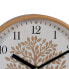 Фото #2 товара Настенное часы Дерево Белый Натуральный Деревянный Стеклянный 22 x 22 x 4,5 cm