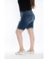 ფოტო #3 პროდუქტის Plus Size Mid Rise Bermuda Shorts