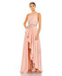 Фото #1 товара Women's Embellished One Shoulder Asymmetrical Gown