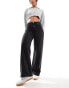 Weekday Ample low waist loose fit jeans in Ink Black