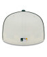 Фото #5 товара Men's Cream, Green Oakland Athletics Chrome Sutash 59FIFTY Fitted Hat