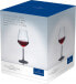 Villeroy & Boch Villeroy & Boch Manufacture Rock red wine glass, Red wine glass, Flute glass, Crystal, Glass, Black, Transparent, 470 ml, 9.6 cm