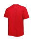 ფოტო #4 პროდუქტის Men's Red Washington Wizards Big and Tall Heart and Soul T-shirt