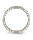 Фото #3 товара Stainless Steel Brushed Enamel Rotating Swirl 8mm Band Ring