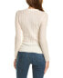 Фото #2 товара Hannah Rose Blair Wool & Cashmere-Blend Sweater Women's White L