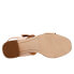 Фото #7 товара Trotters Laila T2222-130 Womens Beige Wide Leather Strap Heels Shoes 10