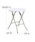 Фото #6 товара 2-Foot Round Plastic Folding Table