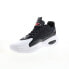 Фото #8 товара Reebok Solution Mid Mens Black Synthetic Lace Up Athletic Basketball Shoes