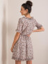 Фото #4 товара Женское летнее платье с коротким рукавом в цветочек Factory Price