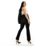 Yours wide trousers in black