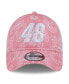 ფოტო #4 პროდუქტის Men's Pink Alex Bowman 9FORTY A-Frame Trucker Paisley Adjustable Hat