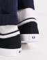 Фото #6 товара Fred Perry underspin twill tipped trainers in navy