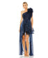 ფოტო #1 პროდუქტის Womens's Ieena One Shoulder Ruffle Hi-Lo Gown
