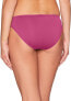 Фото #2 товара Seafolly 179689 Women's Quilted Berry Hipster Bikini Bottom Swimsuit size 8