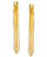 ფოტო #3 პროდუქტის Tulip Hoop Earrings in 14k Gold