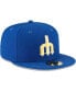ფოტო #3 პროდუქტის Men's Blue Seattle Mariners Cooperstown Collection Wool 59FIFTY Fitted Hat