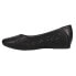 Фото #3 товара Baretraps Mariah Perforated Womens Black Flats Casual BT24865-001