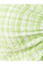 Фото #21 товара Футболка Koton клетчатая с рюшами на плечах