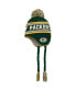Фото #1 товара Preschool Boys and Girls Green and Gold Green Bay Packers Jacquard Tassel Knit Hat with Pom