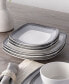 Фото #31 товара Colorscapes Layers Square Dinner Plate Set of 4, 10.75"