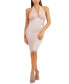 Фото #1 товара Women's Halter Rhinestone Sleeveless Dress