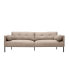 Michalina 84" Polyester, Nylon with Metal Legs Sofa