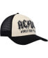 Men's Cream, Black AC/DC Sinclair Snapback Hat