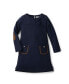 Фото #1 товара Baby Girls Quilted Ponte Riding Dress