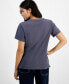 ფოტო #2 პროდუქტის Juniors' Los Angeles Sporty Distressed Tee