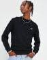 Fred Perry crew neck sweat in black Черный, XS - фото #3