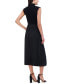 Women's Mixed-Media Turtleneck Dress