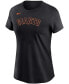 ფოტო #4 პროდუქტის Women's Black San Francisco Giants Wordmark T-shirt