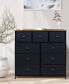 Фото #3 товара 9 Drawer Chest Dresser with Wood Top