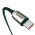 Фото #7 товара Kabel USB-C 100W 5A Power Delivery z wyświetlaczem miernikiem mocy 2m zielony