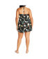 Фото #2 товара Plus Size Almay Romper