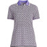 Фото #8 товара Women's Mesh Cotton Short Sleeve Polo Shirt