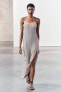 Фото #1 товара Платье в бельевом стиле с кружевной отделкой ZARA