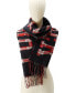 Фото #3 товара Men's Plaid Logo Scarf