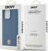 Фото #8 товара DKNY DKNY DKHMP15XPSHRPSB iPhone 15 Pro Max 6.7" niebieski/blue hardcase Leather Monogram Pattern Metal Logo MagSafe