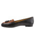 Фото #4 товара Trotters Caroline T1666-028 Womens Black Narrow Leather Loafer Flats Shoes 6