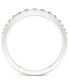 ფოტო #6 პროდუქტის Diamond Anniversary Band (1/3 ct. t.w.) in 14k White Gold