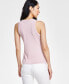 ფოტო #2 პროდუქტის Women's Ribbed Crewneck Tank, Created for Macy's