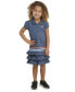 Фото #1 товара Платье для малышей adidas с коротким рукавом и оборками