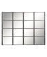 Фото #2 товара Industrial Metal Wall Mirror, 7.5" H x 51.5" L