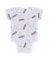 ფოტო #3 პროდუქტის Newborn and Infant Boys and Girls Gray, Burgundy, White Washington Commanders Three-Piece Turn Me Around Bodysuits and Pant Set