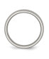 ფოტო #2 პროდუქტის Titanium Satin Grooved Wedding Band Ring