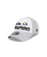 Фото #1 товара Men's Los Angeles Rams NFC Champions Locker Room 9FORTY Trucker Snapback Hat