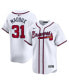 ფოტო #1 პროდუქტის Men's Greg Maddux White Atlanta Braves Home Limited Player Jersey